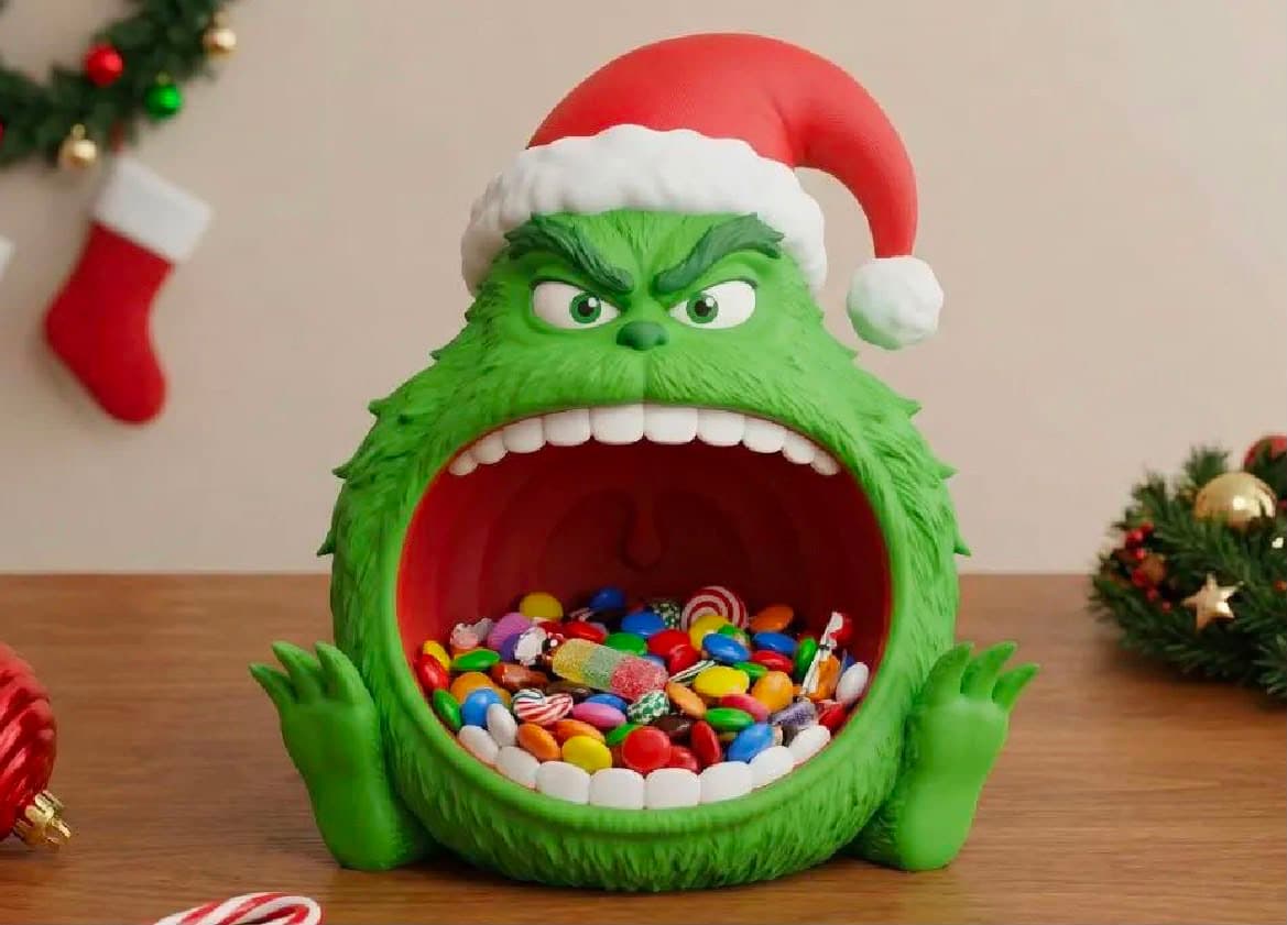 Grinch şirniyyat qabı